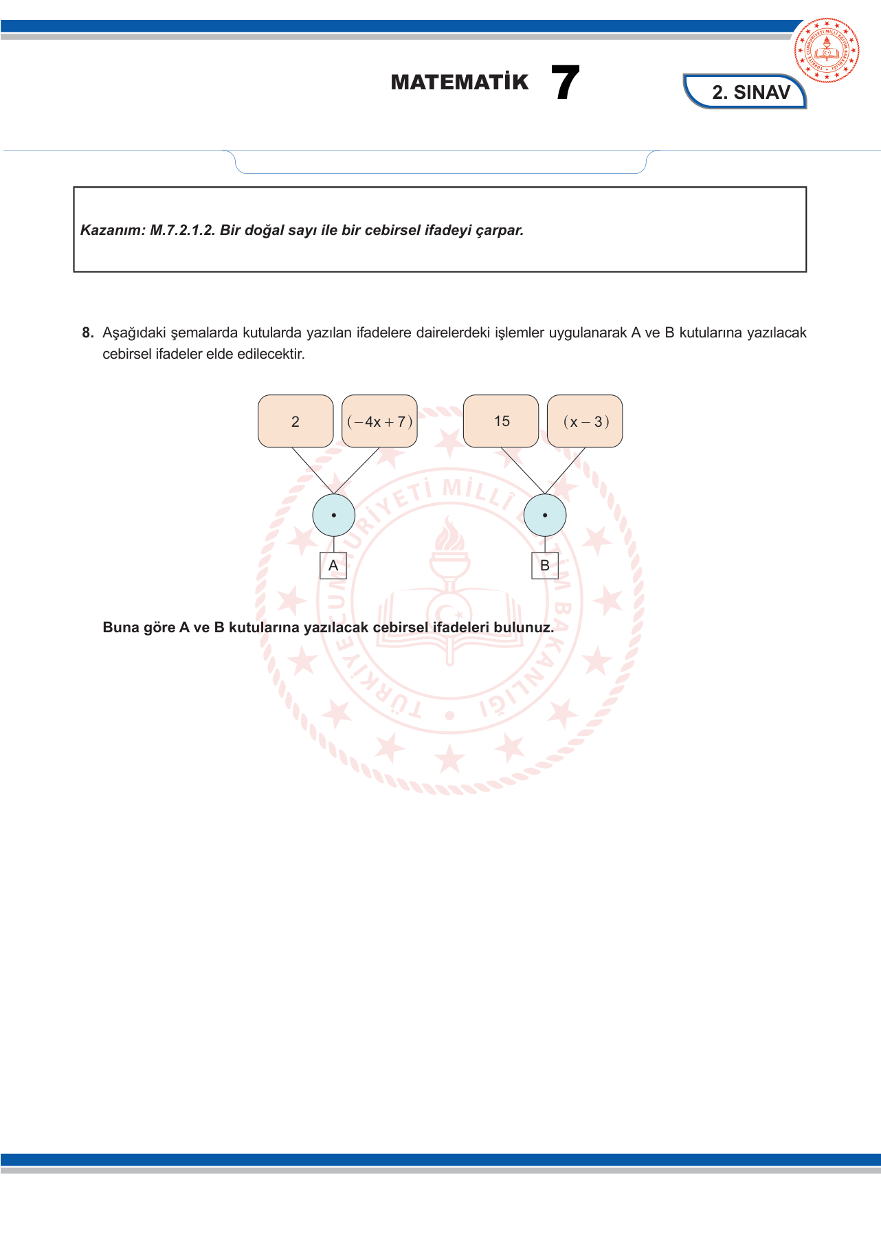 Matematik sorusu 16 — 