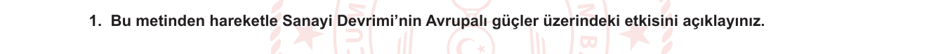 Tarih sorusu 1 — 
