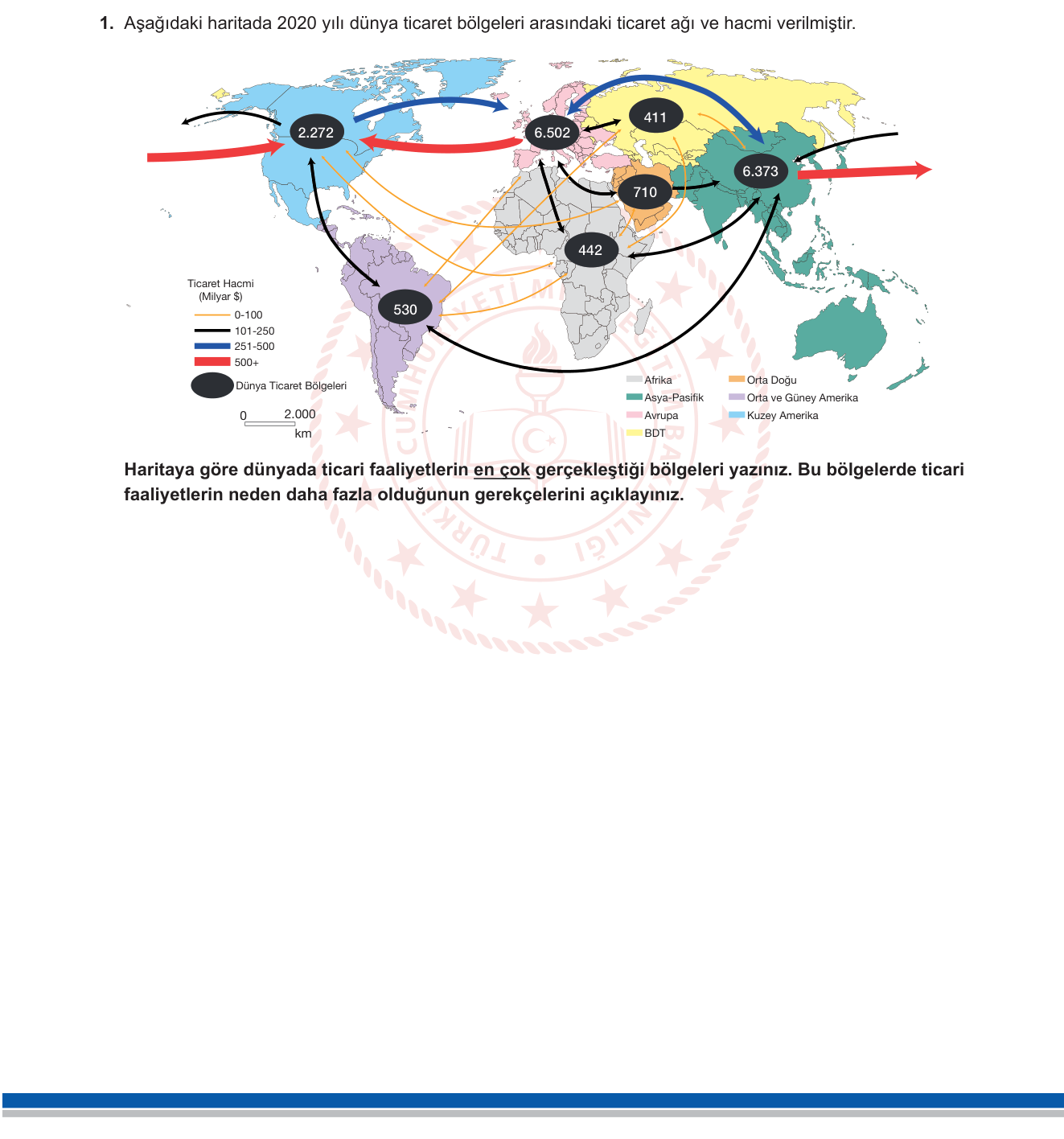 Coğrafya sorusu 1 — 