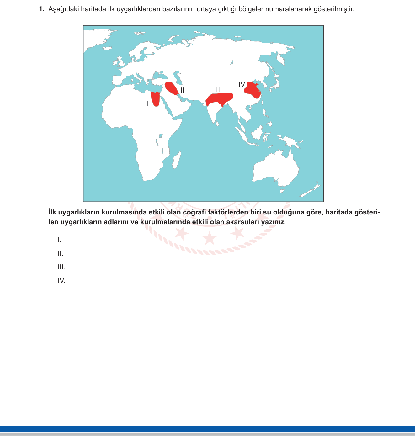 Coğrafya sorusu 17 — 