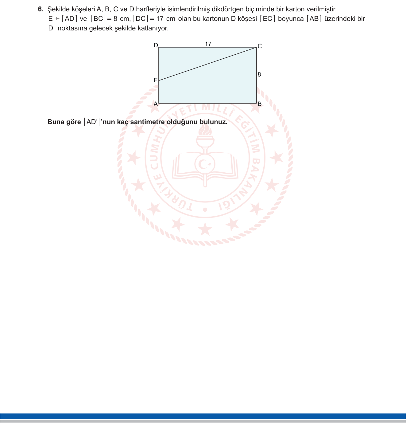 Matematik sorusu 41 — 
