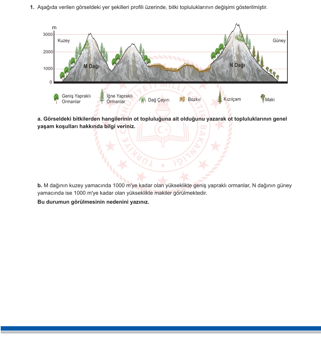 Coğrafya sorusu 1 — 