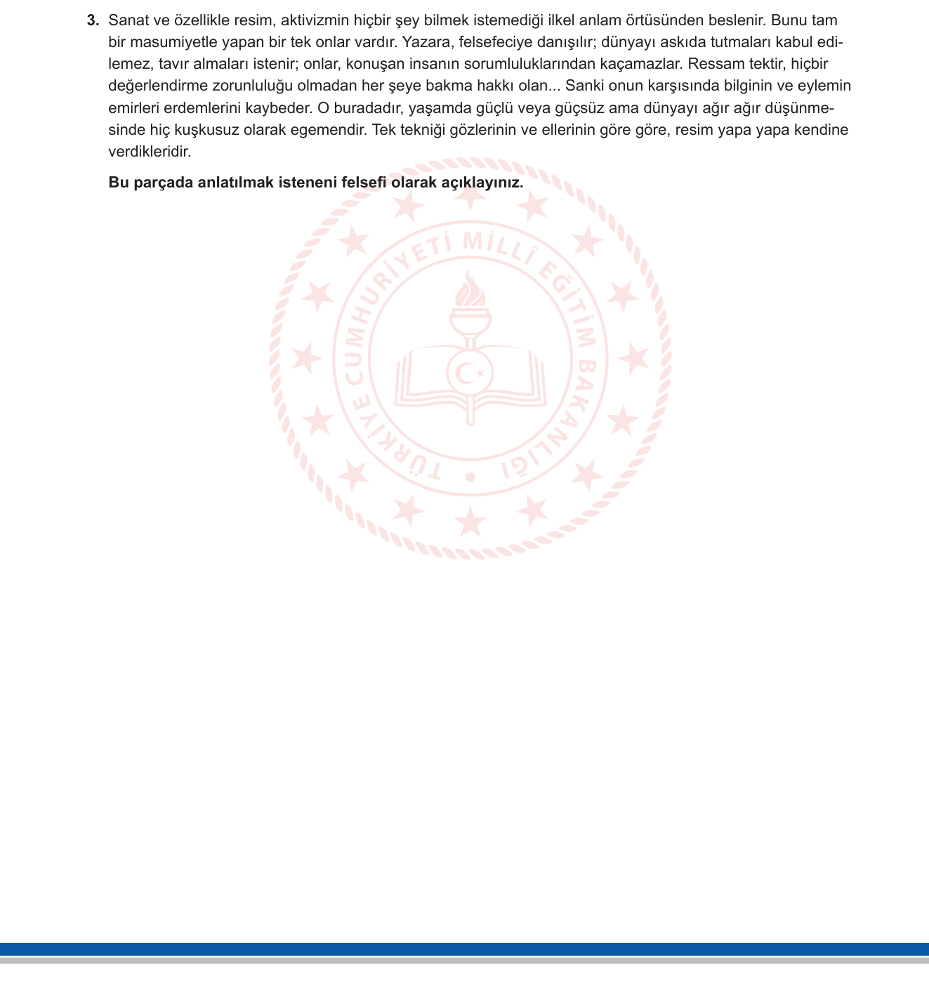 Felsefe sorusu 14 — 