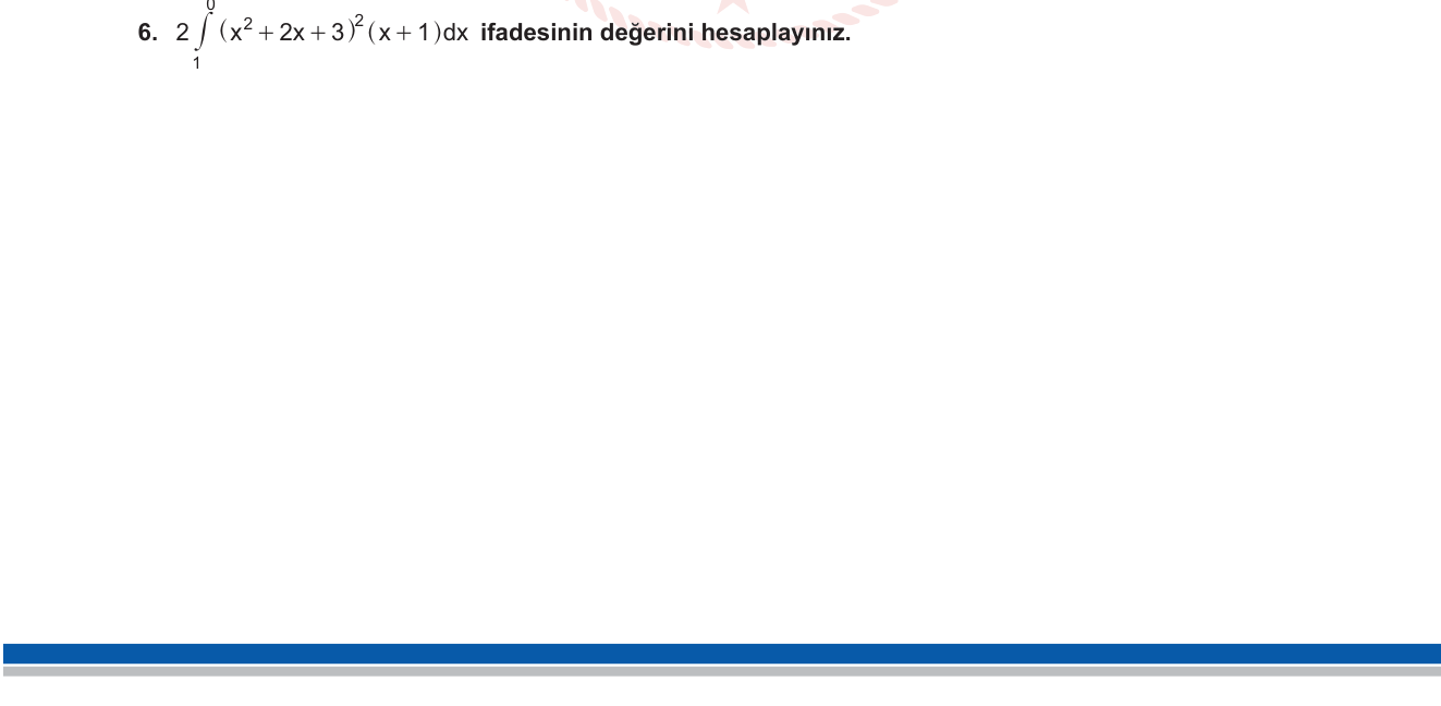 Matematik sorusu 21 — 