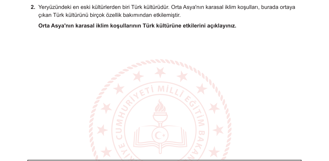 Coğrafya sorusu 18 — 