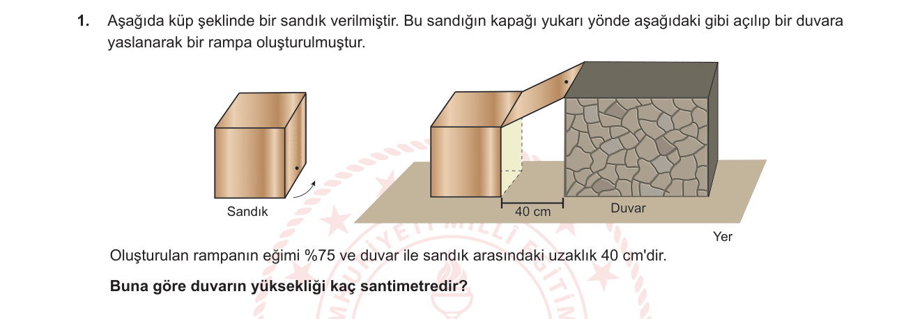 Matematik sorusu 25 — 