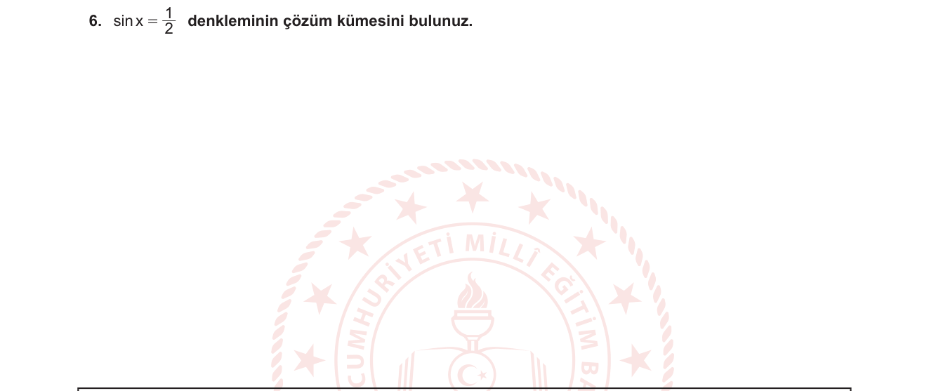 Matematik sorusu 14 — Trigonometri — trigonometrik denklemlerin genel çözümü