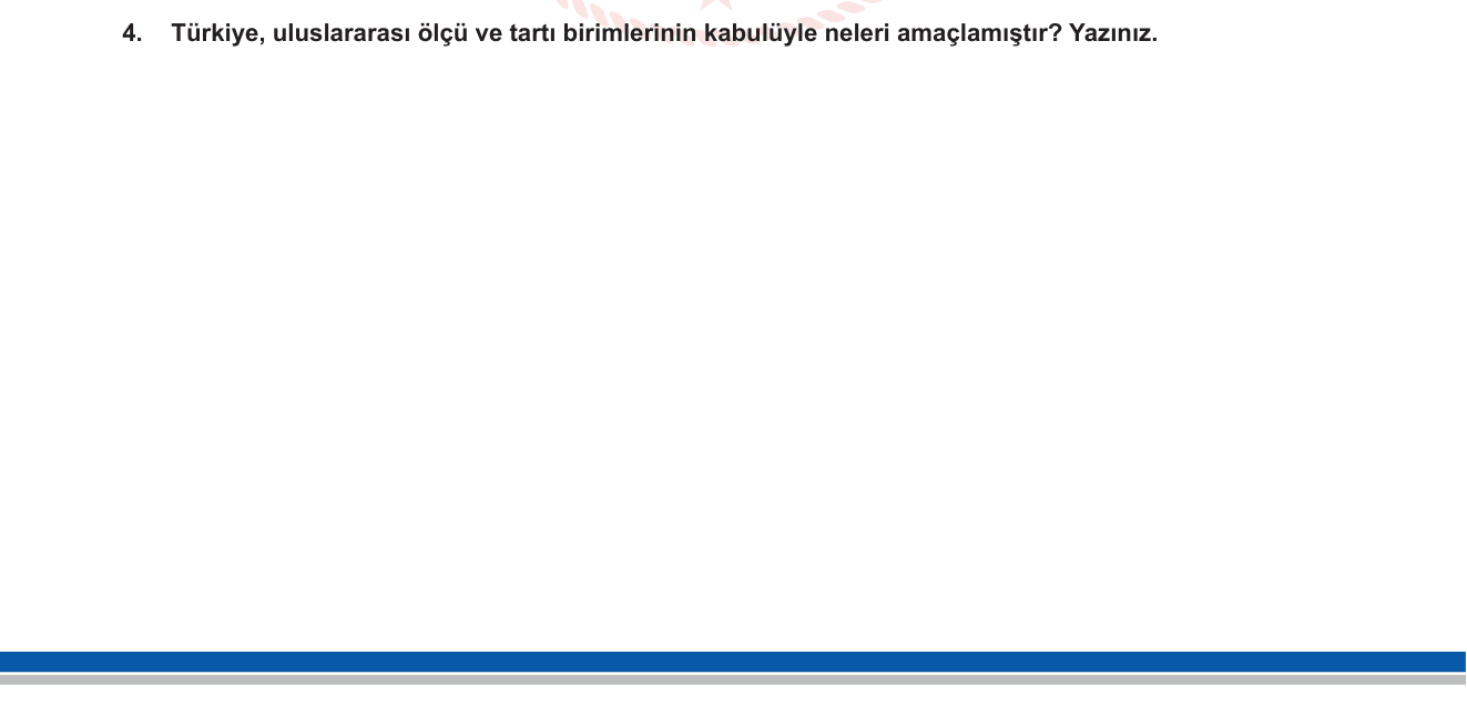 Sosyal Bilgiler sorusu 4 — 