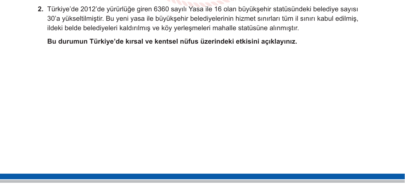 Coğrafya sorusu 18 — 