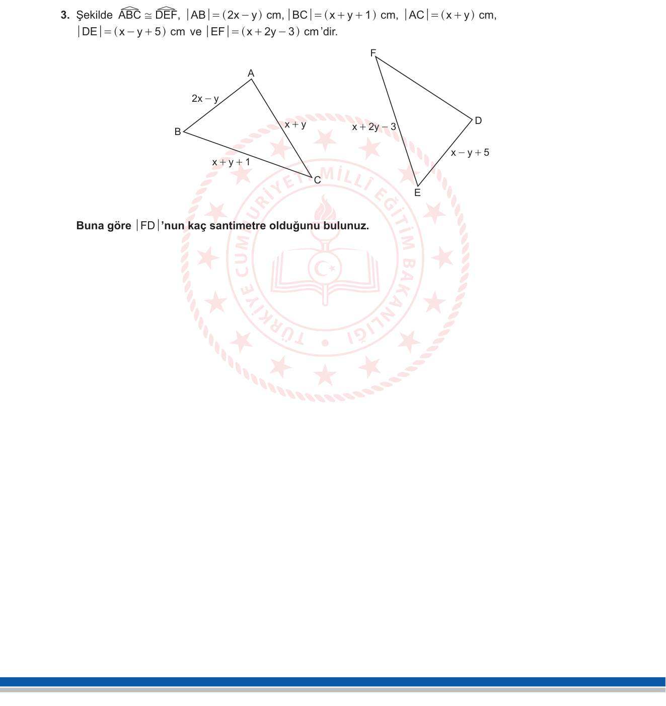 Matematik sorusu 3 — 