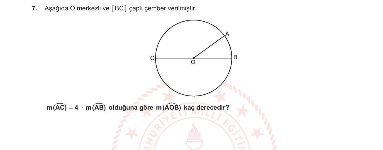 Matematik sorusu 39 — 