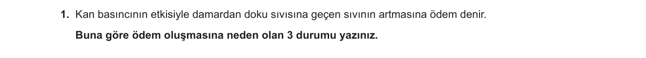 Biyoloji sorusu 8 — 