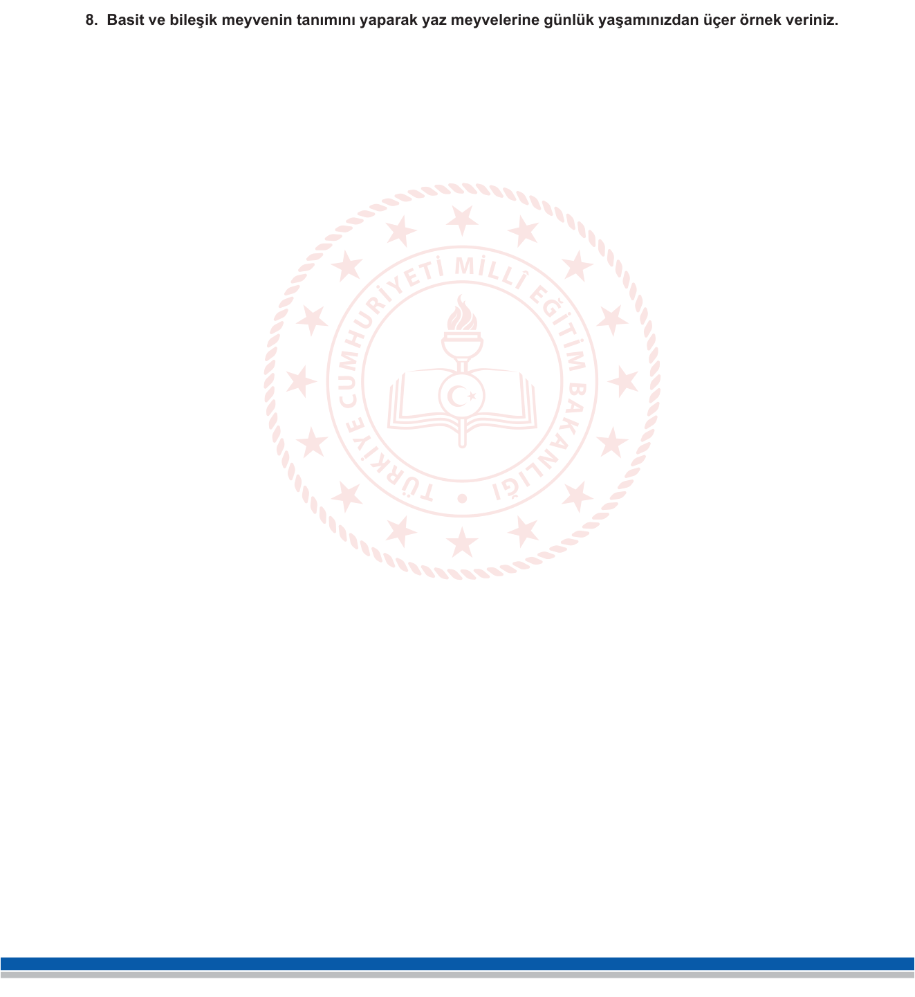 Biyoloji sorusu 15 — 