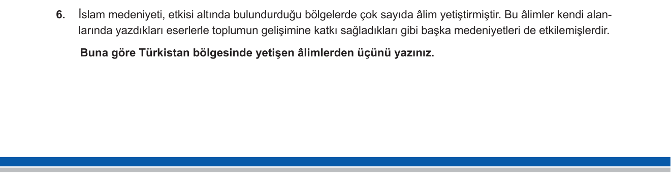 Din Kültürü ve Ahlak Bilgisi sorusu 10 — 