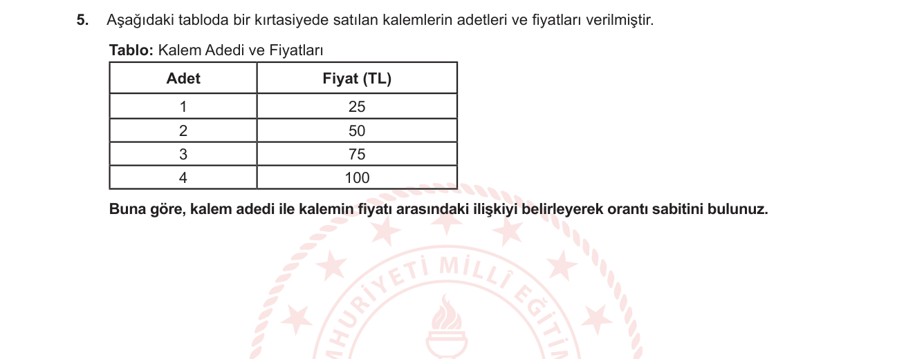 Matematik sorusu 31 — 